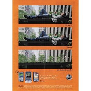 Palm Zire 71 handheld mp3 player camera 2003 Print Ad Pinup Poster electronics